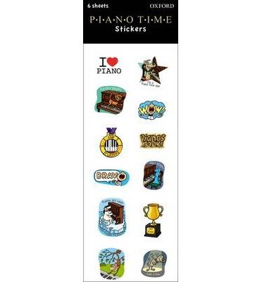 Cover for Oxford · Piano Time Stickers - Piano Time (Print) [6-sheet pack edition] (2013)