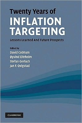 Cover for David Cobham · Twenty Years of Inflation Targeting: Lessons Learned and Future Prospects (Gebundenes Buch) (2010)