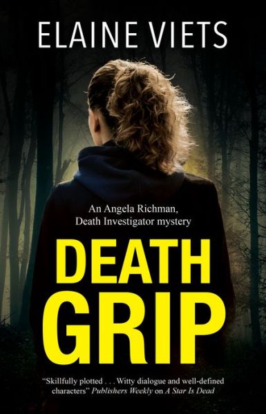 Cover for Elaine Viets · Death Grip - An Angela Richman, Death Investigator mystery (Hardcover Book) [Main edition] (2020)