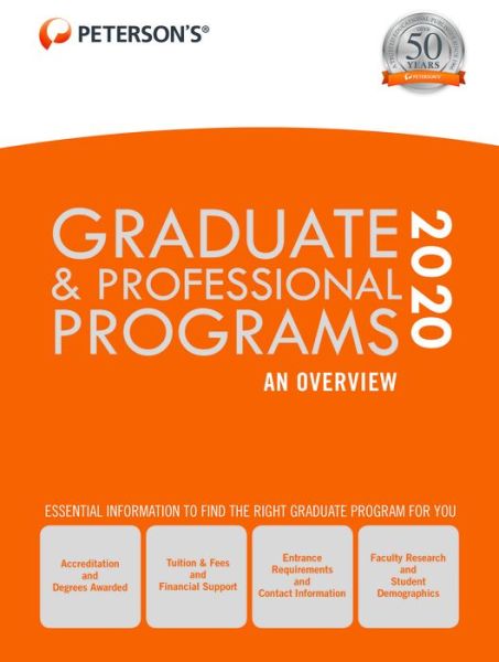 Cover for Peterson's · Graduate &amp; Professional Programs: An Overview 2020 (Hardcover Book) (2020)