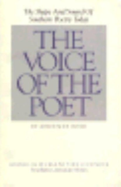 Voice of the Poet - Bond - Bøger - University of Georgia Press - 9780820313184 - 12. december 1991