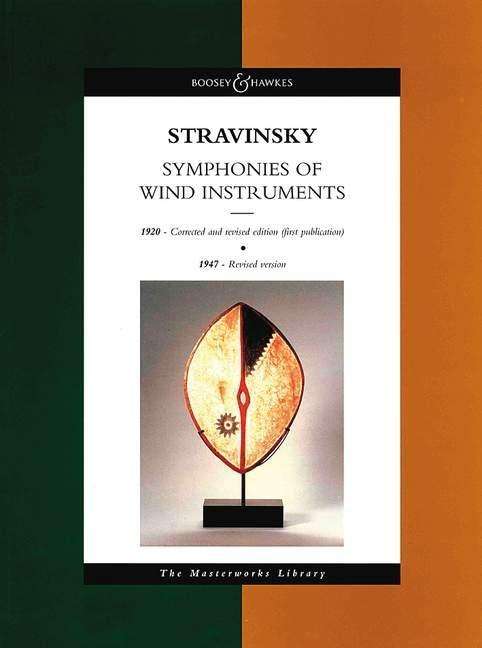 Cover for I Stravinsky · Symphonies of Wind Instruments (Paperback Bog) (2001)