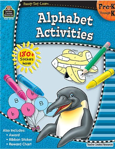 Cover for Teacher Created Resources Staff · Ready-set-learn: Alphabet Activities Prek-k (Paperback Bog) [Workbook edition] (2009)
