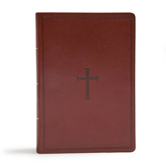 Cover for CSB Bibles by Holman · CSB Super Giant Print Reference Bible, Brown LeatherTouch, Indexed (Imitation Leather Bo) (2017)