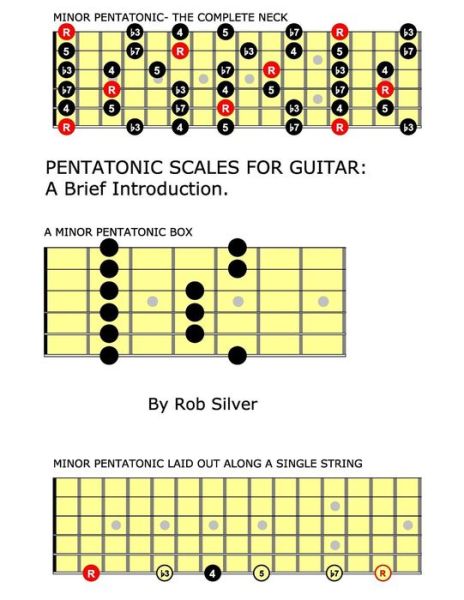 Cover for Rob Silver · Pentatonic Scales for Guitar: a Brief Introduction. (Paperback Book) (2014)