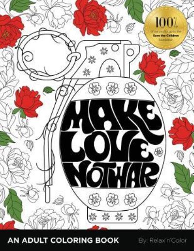 Cover for Relax N Color · Make Love, Not War (Paperback Book) (2015)