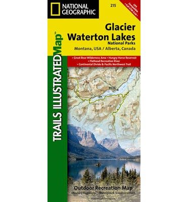 Cover for National Geographic Maps · Glacier / waterton Lakes National Parks: Trails Illustrated National Parks (Map) [2022nd Revised edition] (2009)