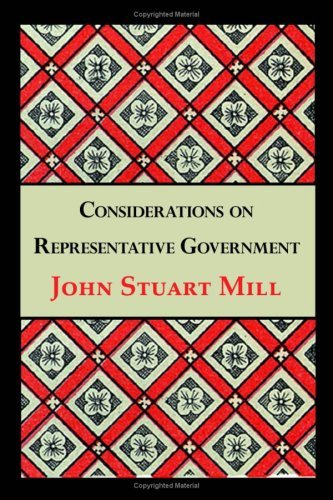 Cover for John Stuart Mill · Considerations on Representative Government (Taschenbuch) (2008)