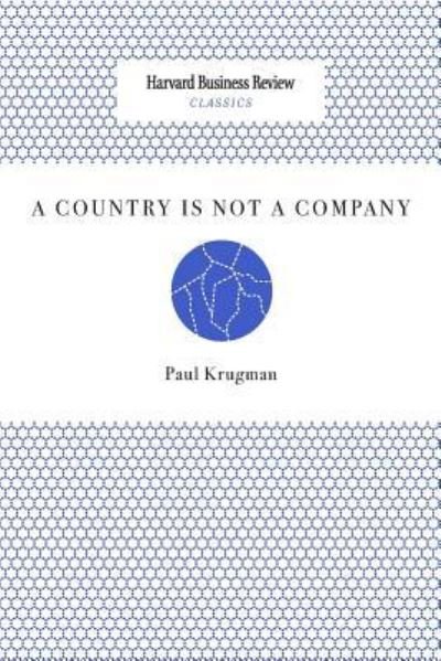 Cover for Paul Krugman · A Country Is Not a Company (Paperback Bog) (2009)