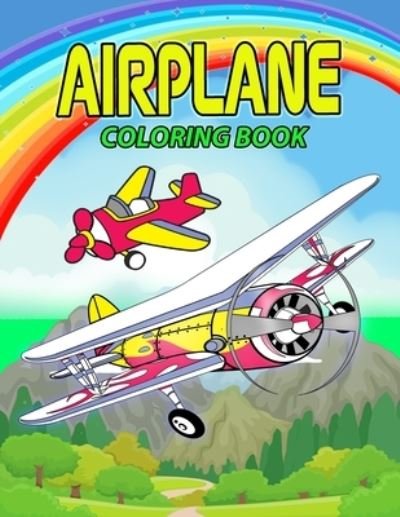 Cover for Lena Frei · Airplane Coloring Book (Paperback Book) (2021)