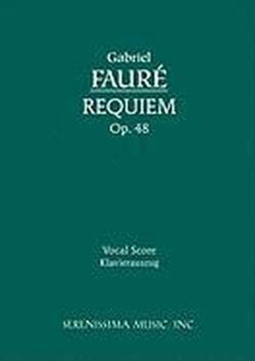 Cover for Gabriel Faure · Requiem, Op. 48: Vocal Score (Paperback Book) [Latin, Unabridged edition] (2005)