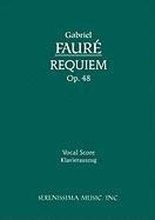 Cover for Gabriel Faure · Requiem, Op. 48: Vocal Score (Pocketbok) [Latin, Unabridged edition] (2005)