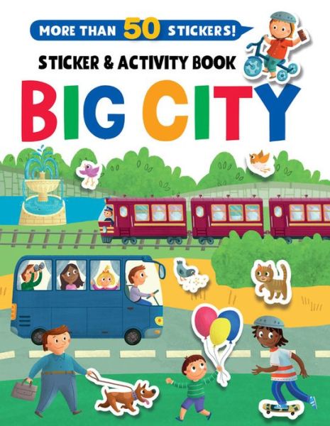 Cover for Clever Publishing · Big City Stickers and Activity Book (Book) (2019)