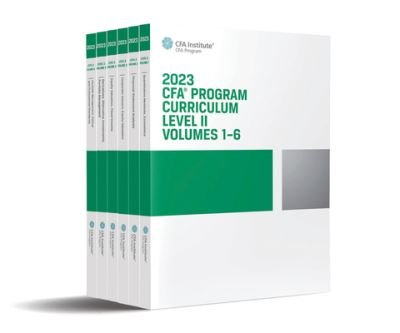 Cover for CFA Institute · 2023 CFA Program Curriculum Level II Box Set (Paperback Book) (2022)