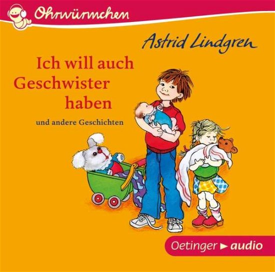 Cover for Lindgren · Ich will auch Geschwister.,CDA (Bog) (2017)