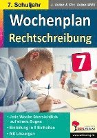 Wochenplan Rechtschreibung / Klasse 7 - Jochen Vatter - Książki - Kohl Verlag - 9783985581184 - 2023