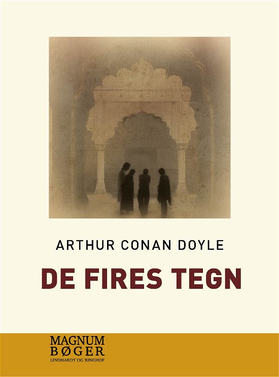 Cover for Arthur Conan Doyle · De fires tegn (storskrift) (Indbundet Bog) [1. udgave] (2017)