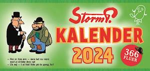 Cover for Storm P. · Storm P.: Storm P. - Kalender 2024 - 366 fluer (Indbundet Bog) [1. udgave] (2023)