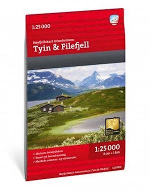 Cover for Calazo · Jotunheimen: Tyin &amp; Filefjell - Høyfjellskart - High alpine map (Landkart) (2022)