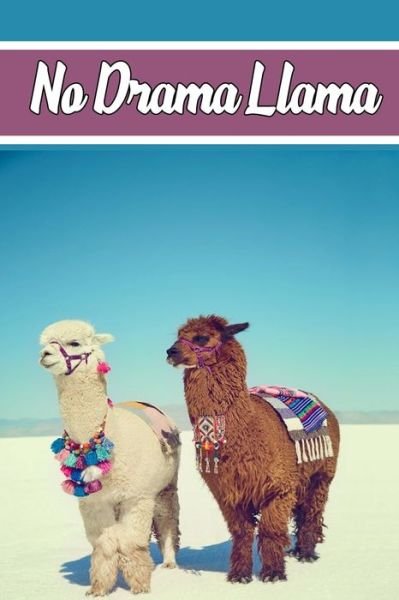 Cover for Llama Notebook Personalized Notebooks · No Drama Llama (Paperback Book) (2020)