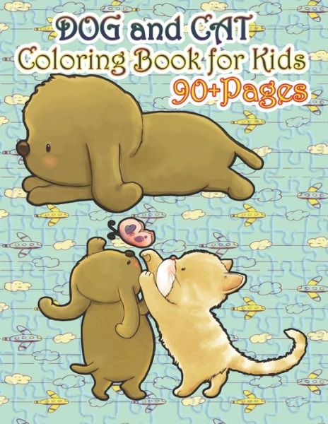 Cover for Nicky And Jerry · Dog and Cat Coloring Book for Kids (Pocketbok) (2020)