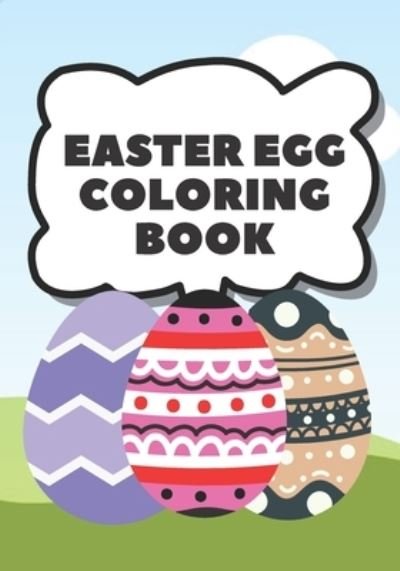 Cover for Aquarius Stellium · Easter Egg Coloring Book: Kids Easter Activity Book With Egg Coloring and Word Search (Taschenbuch) (2021)