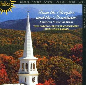 Samuel Barber - Ives - Carter - Works For Brass - London Gabrieli Brass Ensemble / Christopher Larkin - Music - HYPERION - 0034571150185 - 2000