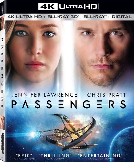 Cover for Passengers (4K UHD Blu-ray) (2017)