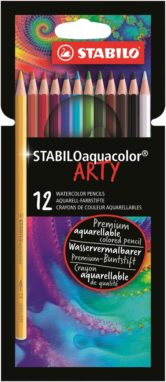 Cover for Stabilo · Stabilo - STABILO Aquacolor Kleurpotloden ARTY 12st. (Legetøj)