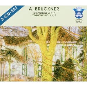 Symphony No.4,6,7 - Anton Bruckner - Musiikki - CONCERTO - 4011222062185 - maanantai 22. kesäkuuta 2015