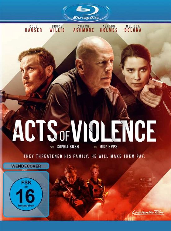 Cover for Bruce Willis,cole Hauser,shawn Ashmore · Acts of Violence (Blu-ray) (2018)