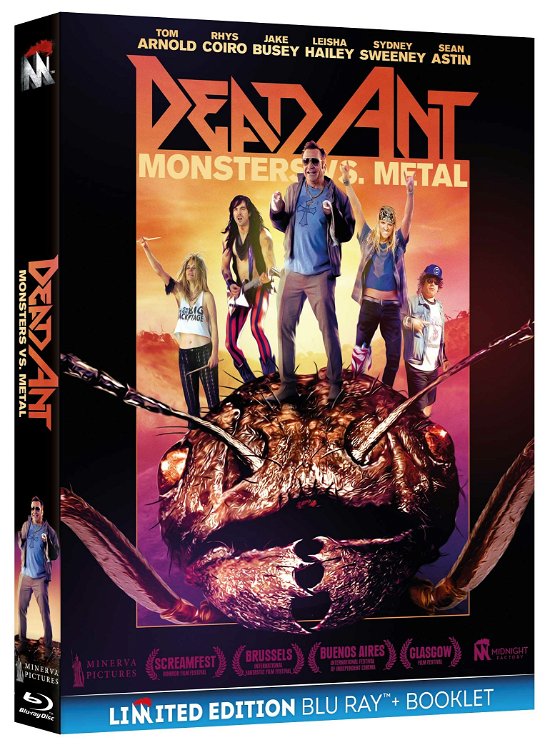 Cover for Tom Arnold,sean Astin,jake Busey · Dead Ant - Monsters vs. Metal (Blu-ray+booklet) (Blu-ray) (2021)
