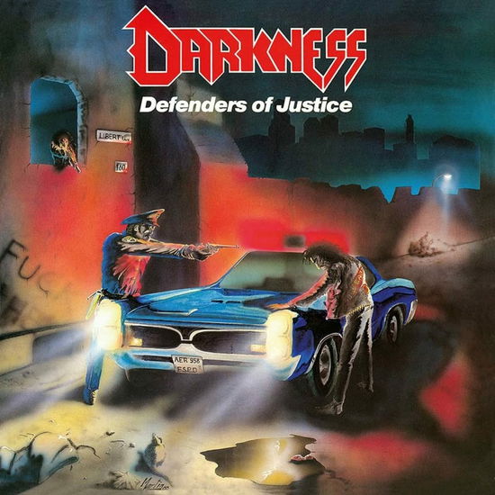 Cover for The Darkness · Defenders of Justice (Splatter Vinyl) (LP) (2022)