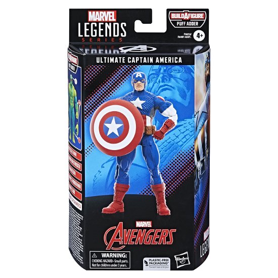 Cover for Marvel Legends Series  Avengers Ultimate Captain America Toys · Marvel Legends Actionfigur Puff Adder Baf: Ultimat (Toys) (2023)