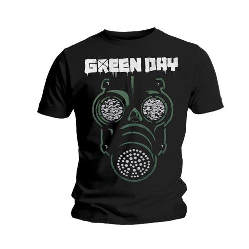 Cover for Green Day · Green Day Unisex T-Shirt: Green Mask (T-shirt) [size S] [Black - Unisex edition] (2015)