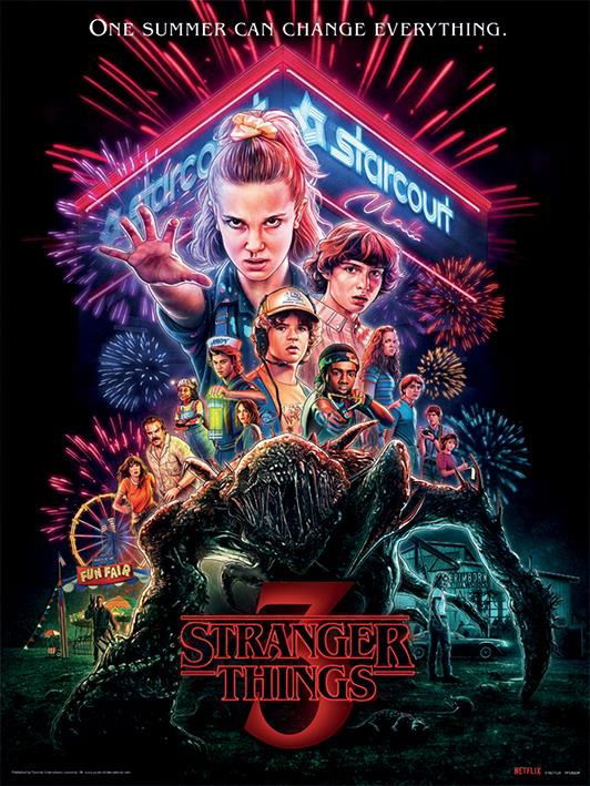 Cover for Stranger Things: Pyramid · Summer Of 85 (Stampa 30x40 Cm) (MERCH)