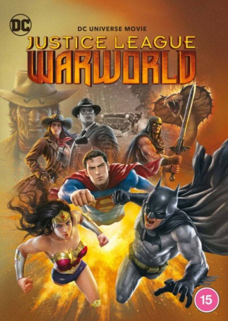 Cover for Justice League Warworld DVD · Justice League Warworld (DVD) (2023)