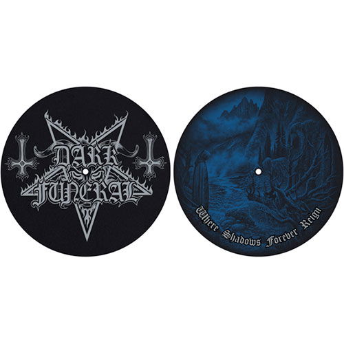 Cover for Dark Funeral · Dark Funeral Turntable Slipmat Set: Where Shadows Forever Reign (Vinylzubehör)