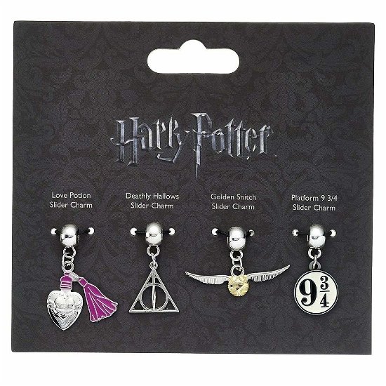 Cover for P.Derive · HARRY POTTER - Set of 4 Slider Charms for Necklace (MERCH) (2022)