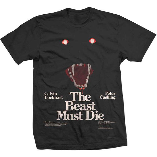 Studiocanal: The Beast Must Die (T-Shirt Unisex Tg. L) - Rockoff - Produtos - Bravado - 5055979945185 - 