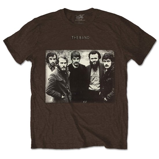 The Band Unisex T-Shirt: Group Photo - Band - The - Produtos - Perryscope - 5055979990185 - 