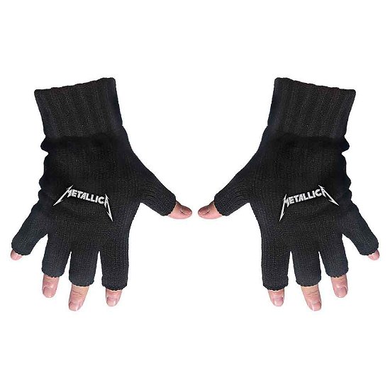 Metallica Unisex Fingerless Gloves: Logo - Metallica - Merchandise - Razamataz - 5056170620185 - 