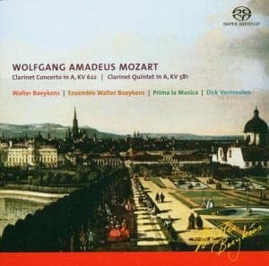 Cover for W. A. Mozart · Klarinettenkonzert-quinte (SACD) (2003)