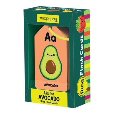 A is for Avocado Ring Flash Cards - Mudpuppy - Książki - Galison - 9780735375185 - 29 września 2022
