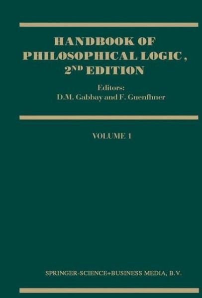 Cover for Dov M Gabbay · Handbook of Philosophical Logic - Handbook of Philosophical Logic (Hardcover Book) [2nd ed. 2001 edition] (2001)