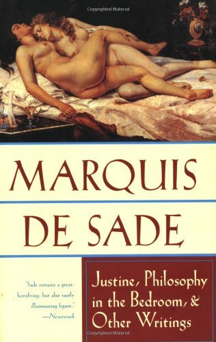 Cover for Marquis De Sade · Justine, Philosophy in the Bedroom, and Other Writings (Pocketbok) (1994)