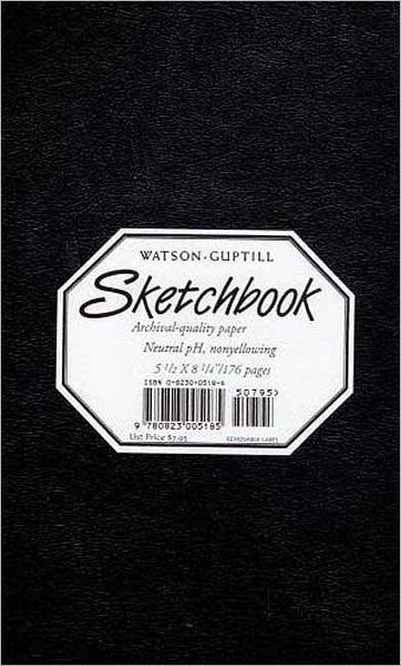 Cover for Watson-Guptill · Medium Sketchbook (Black) - Watson Guptill Sketchbooks (Gebundenes Buch) (1996)