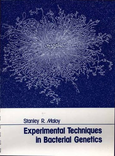 Cover for Stanley R. Maloy · Experimental Techniques in Bacterial Genetics (Series of Books in Biology) (Spiral Book) [1st edition] (1989)