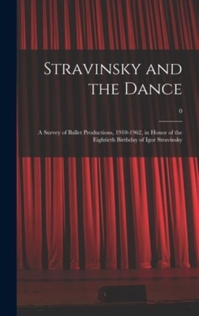 Anonymous · Stravinsky and the Dance (Hardcover Book) (2021)
