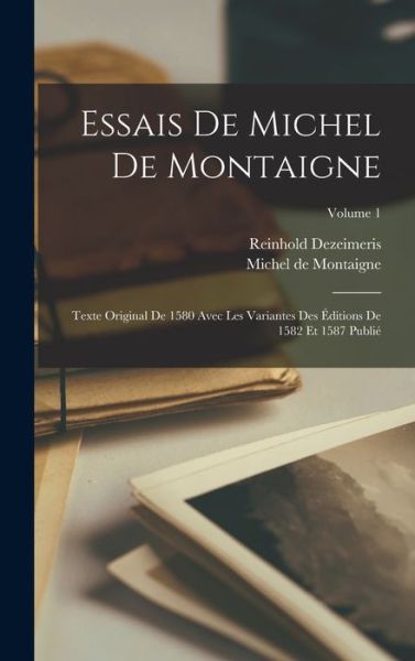 Cover for Michel Montaigne · Essais de Michel de Montaigne (Buch) (2022)